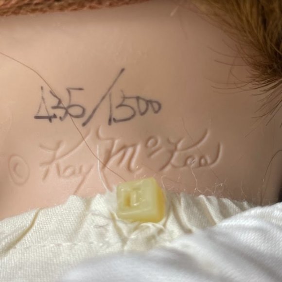 Kay McKee World Gallery Limited Katie Porcelain Collectible Doll Home Display - Picture 14 of 16